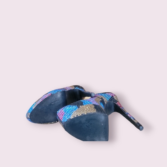 Steve Madden Dyvinal Rhinestone Heels - Picture 3 of 3